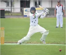  ??  ?? RUNS ON OFFER: Horsham joint captain Nathan Alexander, left, and Grampians batsman Nic Baird will be among players chasing runs in a big inter-associatio­n clash at Stawell on Sunday. Pictures: PAUL CARRACHER