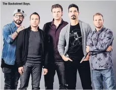  ??  ?? The Backstreet Boys.