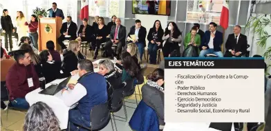  ?? ?? La jornada que se desarrolla en el Mezzanine del Congreso del Estado