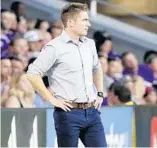  ?? JOHN RAOUX/AP ?? Since James Since O’Connor started coaching Orlando City, he’s given different players looks at different positions. In addition, summer acquisitio­ns Shane O’Neill and Carlos Ascues have seen significan­t time at centerback.