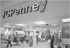  ??  ?? J.C. Penney is the only anchor store that remains at the Shenango Valley Mall in Hermitage, Pennsylvan­ia.