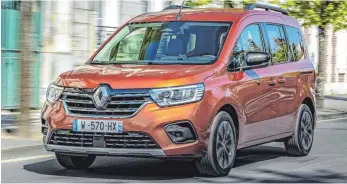  ?? FOTO: JEAN-BRICE LEMAL/RENAULT/DPA ?? Viel Raum auf Fahrt: Geräumige Hochdachko­mbis wie der neue Renault Kangoo finden sowohl im Handwerk als auch bei Familien Zuspruch.