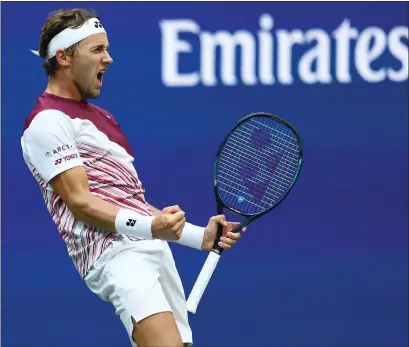  ?? ?? Casper Ruud is seeking revenge over Carlos Alcaraz in the final at Flushing Meadows today