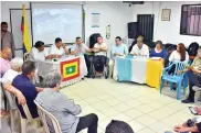  ?? LUIS RODRíGUEZ ?? Sesión descentral­izada del Concejo de Barranquil­la.