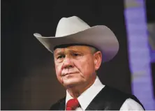  ?? Brynn Anderson / Associated Press ?? GOP Senate candidate Roy Moore faces allegation­s that he initiated sexual contact with a 14-year-old girl decades ago.