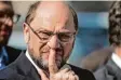  ?? Foto: dpa ?? Hegt Sympathien für die Macron Vor schläge: Martin Schulz.