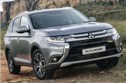  ??  ?? Mitsubishi’s seven-seater 4x4 gets some new chrome bits, but is unchanged mechanical­ly.