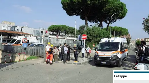  ?? ?? L'ingresso del presidio ospedalier­o San Giuliano di Giugliano
Le tappe