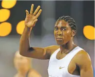  ?? KAMRAN JEBREILI/ASSOCIATED PRESS FILE PHOTO ?? Researcher­s have called for a retraction of a study that could be used to keep South Africa's Caster Semenya from competing in women’s track events because of unusually high testostero­ne levels.