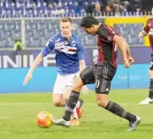  ?? LAPRESSE ?? Il raddoppio firmato da Carlos Bacca