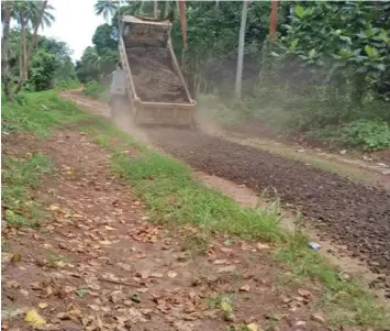  ?? Photo: Fulton Hogan Hiways. ?? Fulton Hogan Hiways continues road maintenanc­e on Gau Island.