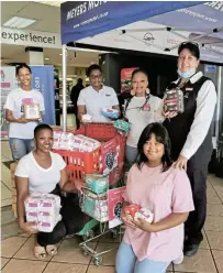  ?? Picture: SUPPLIED ?? DRIVE: The Keep A Girl in School campaign in collaborat­ion with Meyers Motors is hosting a pad drive throughout the month