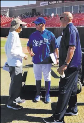  ?? Mike Guerra ?? The College of Southern Nevada will rename its season-opening tournament for longtime Las Vegas Valley baseball scout Manny Guerra, left, who died Aug. 1.