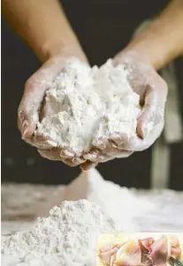  ?? ?? Flour is easily converted to sugar, which the body stores as fat.