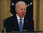  ?? EVAN VUCCI — THE ASSOCIATED PRESS ?? President Joe Biden on Wednesday outlined his $2 trillion infrastruc­ture plan.