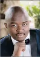  ??  ?? HUMIDITY, PLEASE: Thabiso Masemene, who is a solo tenor in Handel’s Messiah, at the Playhouse, says Durban weather can be good for singing.