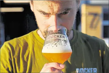  ?? Pictures: Paul Cochrane ?? Peter Nelson has been running Docker Brewery with Wes Burden since 2016