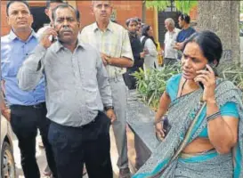  ?? PTI ?? Nirbhaya's parents at the Supreme Court in New Delhi on Friday.