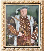  ??  ?? The portrait, considered a 19th century copy, is a Tudor original