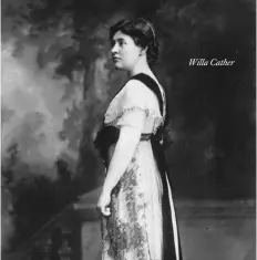  ??  ?? Willa Cather