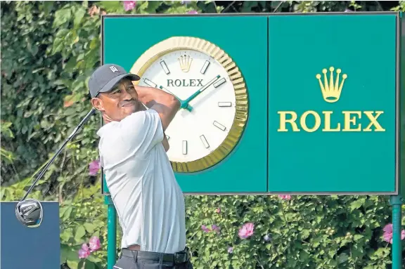  ?? Picture: AP. ?? Tiger Woods can win more majors, but time is not on his side.