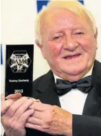  ??  ?? FAME GAME Honoured by the SFA in 2013