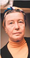  ??  ?? SIMONE DE BEAUVOIR Ensayista y filósofa francesa, nacida en 1908 y fallecida en 1986.