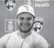  ?? DAVID SANTIAGO dsantiago@miamiheral­d.com ?? Panthers captain Aleksander Barkov worked on his body and also his mind in the offseason to improve his game.