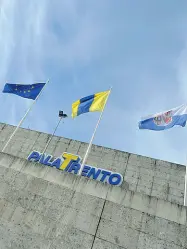  ?? ?? Via Fersina Il PalaTrento di Trento Sud, sede di riferiment­o per basket e volley