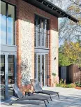  ??  ?? The triple-glazed aluminium windows and doors throughout cost £19,500