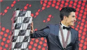  ?? FOTO: MOTOGP.COM ?? Marc Márquez. La nueva placa con su nombre ya está colocada en la Torre