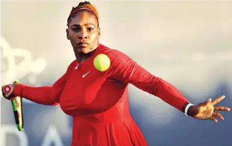  ?? AFP ?? La estadounid­ense Serena Williams en una de sus últimas presentaci­ones.