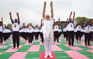  ??  ?? Prime Minister Leads the Way on IDY-2016