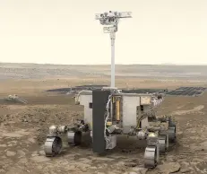  ?? ?? Above: The ExoMars rover was scheduled to launch to Mars in September