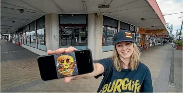  ?? WARWICK SMITH/STUFF ?? Josy Goggin is opening a new burger joint in Palmerston North, the latest in the rapidly expanding Reburger chain that was started by her brother, Boris Reiber in 2017.