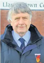  ??  ?? Colin Jenkins, former Carmarthen­shire League secretary.