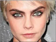  ??  ?? TRENDY: Cara Delevingne made thicker brows chic