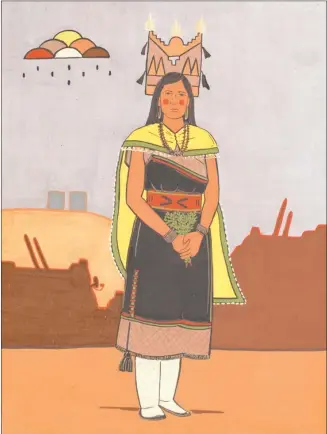  ?? COURTESY PHOTO ?? 'Corn Maiden" by Jason Garcia of Santa Clara Pueblo.