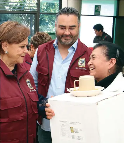  ?? ESPECIAL ?? El director del organismo resaltó los apoyos entregados a los poblanos.