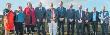  ?? Photo/ Supplied ?? The new councillor­s were sworn in on October 27.