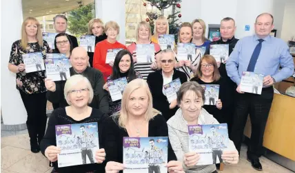  ??  ?? Raising awarness North Lanarkshir­e Council workers attend suicide prevention training