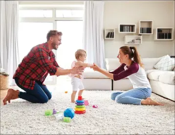  ??  ?? Photo courtesy of Getty Images (parents and child in home)