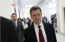  ??  ?? PROBE WITHOUT PROBITY? Then-FBI agent Peter Strzok expressed fear to his mistress that ‘there was no big there there’ in the Trump Russia probe, according to an Inspector General’s report.