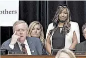  ?? AP ?? Rep. Mark Meadows brought Lynne Patton, a black Trump staffer, to make a point during Michael Cohen’s testimony.