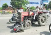  ?? HT FILE PHOTO ?? Jaipur traffic police challaned more than 18,000 people for speeding in the JanuaryMar­ch period in 2018.