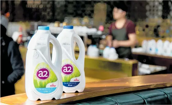  ??  ?? A2 Milk has had a very strong run this week including hitting a record high of $17.45 on Tuesday.
