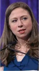  ??  ?? Criticism: Chelsea Clinton