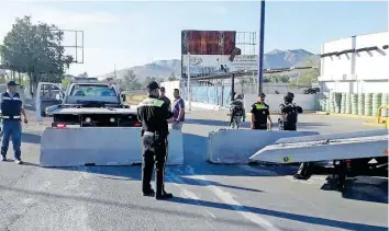  ?? /CORTESÍA AYTO. DE GP ?? Revisiones cada vez más estrictas de la policía de Gómez Palacio