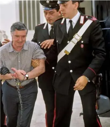  ?? FOTO BELGA ?? De dood in november vorig jaar van de in 1993 gearrestee­rde Cosa Nostrabaas Salvatore ‘Totò’ Riina heeft een definitiev­e streep gezet onder een tijdperk vol rauwe moordenaar­s.