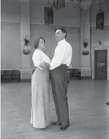  ?? ?? J. Louis Guyon and his wife in a dancing pose.